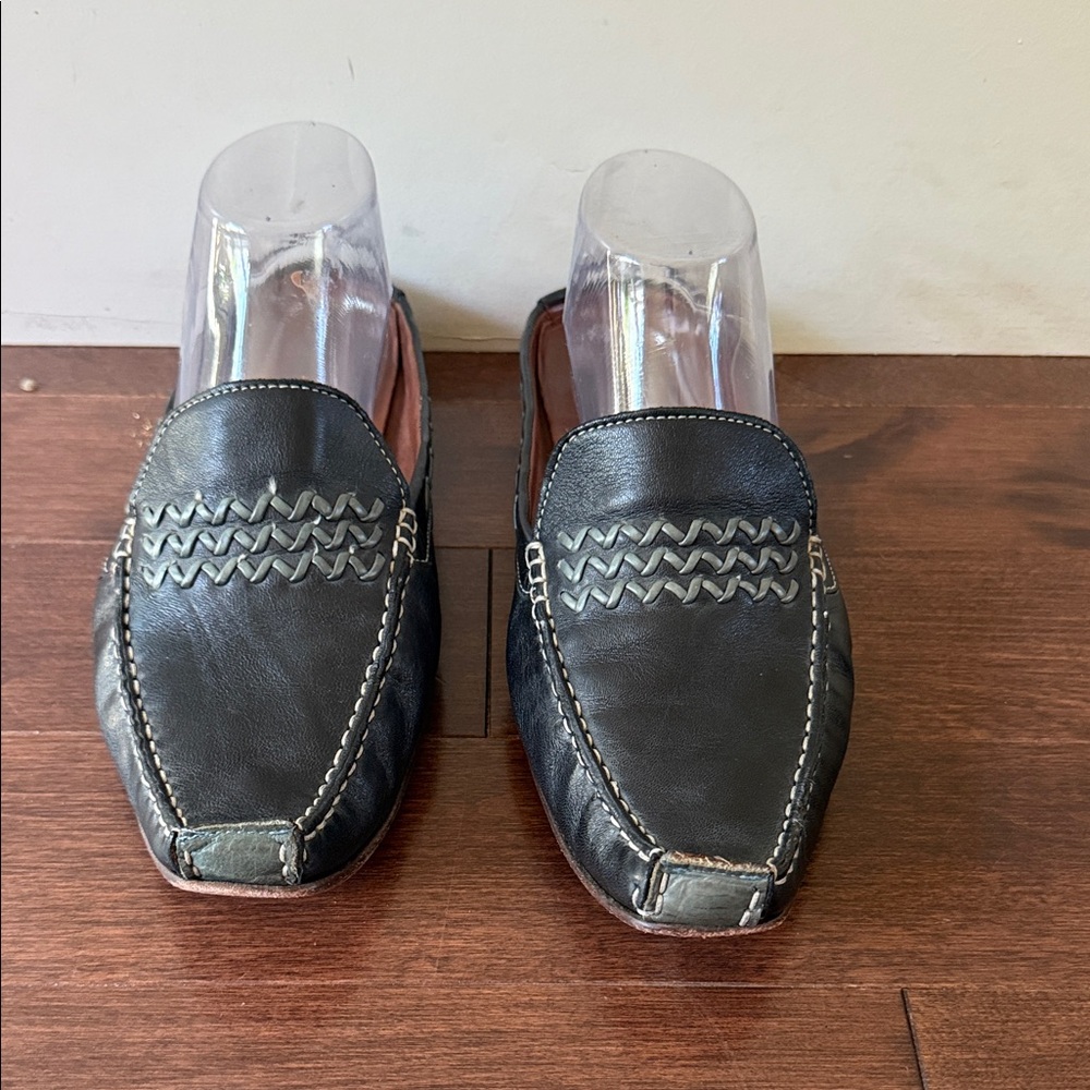 Robert Zur black leather Mules Women’s sz 10M